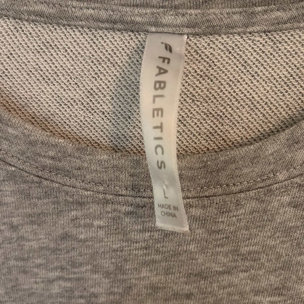 Fabletics Cropped Sweatshirt Never Settle - image 3